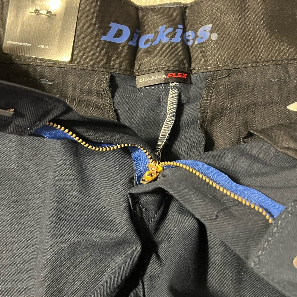 Dickies Flex Twill Slim Tapered Work Pants WP150DN dark navy 29 x 30 NWT - Picture 6 of 7
